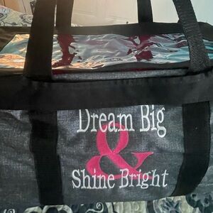 Black and Pink Thirty one Tote Bag